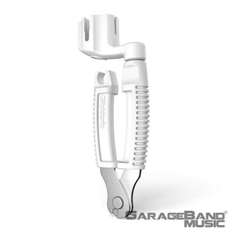 D'Addario DP0002W Pro-Winder String Winder and Cutter, White image 1