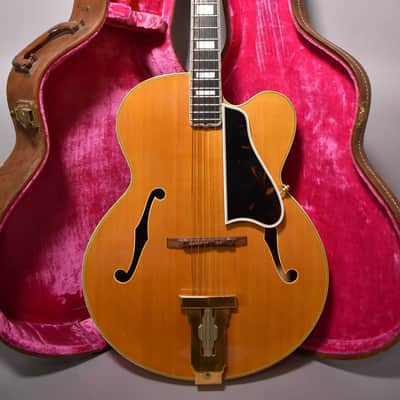 1962 Gibson L-5CN Cutaway Archtop Acoustic Guitar Natural Finish w/OHSC image 1