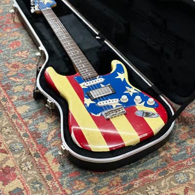 2011 Fender Wayne Kramer Artist Series Signature Stratocaster - Stars & Stripes image 13