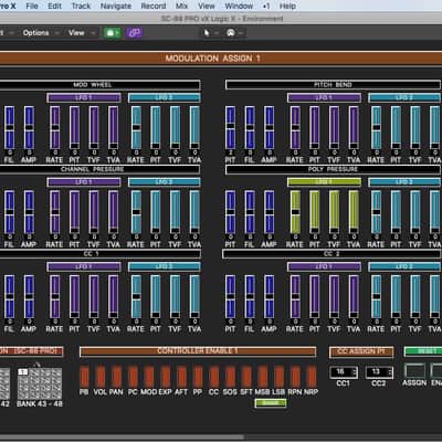 Virtual SOUND CANVAS editor / programmer - Roland SC-88 PRO / 88 / 55, etc - LOGIC v4 - X image 3