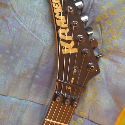 Kramer Proaxe Deluxe 1989 - Black Sparkle image 3