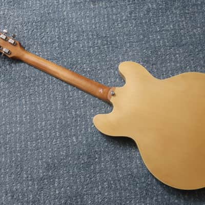 2021 Epiphone Casino Dot Guitar Reissue Natural Blonde Near Mint P 90s ES-335 Dot image 8