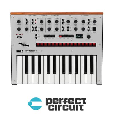 Korg Monologue Analog Keyboard Synthesizer (Silver)