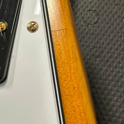 Epiphone 1958 Korina Flying V (2024) - Aged Natural #24764 with Original Hard Case image 12