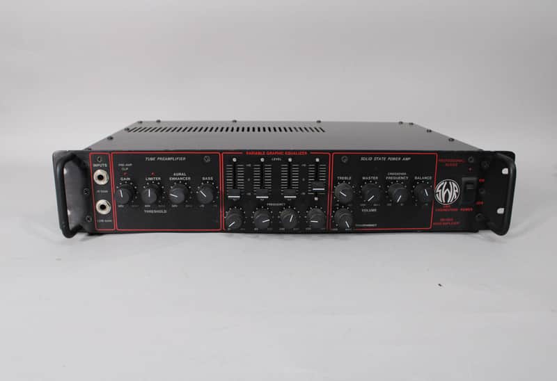 SWR SM-400 Rack Mount 400 Watt Tube Preamp Bass Amplifier image 1
