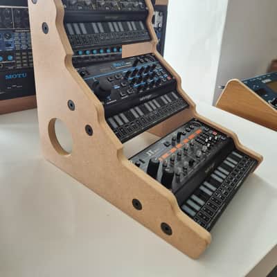 Behringer  Pro VS Phara O JT Mini synthesizer wooden MDF triple stand Pro VS Phara O JT Mini image 1