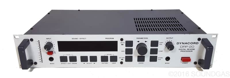 激レア！DYNACORD DRP20 ビンテージリバーブ reverb Dynacord DRP 20 Digital Reverb Processor | Reverb