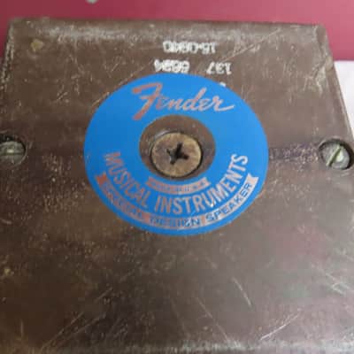FENDER 1968 SPECIAL DESIGN 15" ALNICO SPEAKER CTS BLUE LABEL SHOWMAN BASSMAN ORIGINAL! #1 image 2