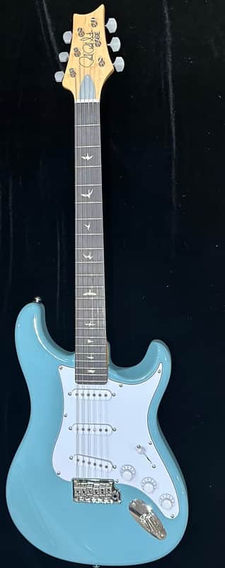 PRS SE Silver Sky 2022 - Present - Stone Blue + Upgraded Tuners