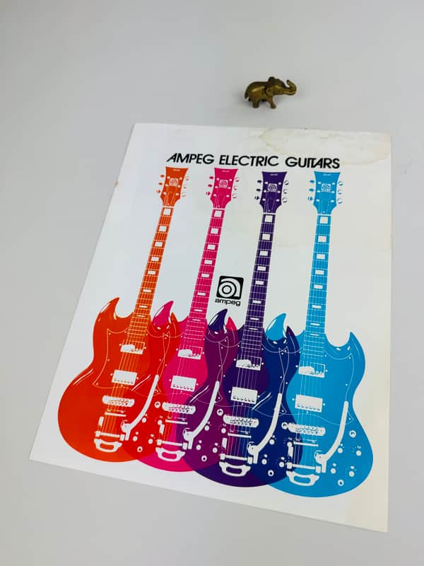 Ampeg Electric Guitars Brochure 1969 image 1