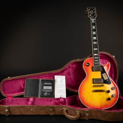2013 Gibson Custom Shop Les Paul Custom - Heritage Cherry Sunburst | USA Long Neck Tenon 490R / 498T Humbucker Pickups 4.4kg | CoA OHSC image 1