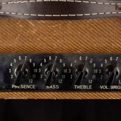 Vintage 1955 Fender Twin Amp Tweed  Guitar Amp Combo - Ry Cooder Collection image 13