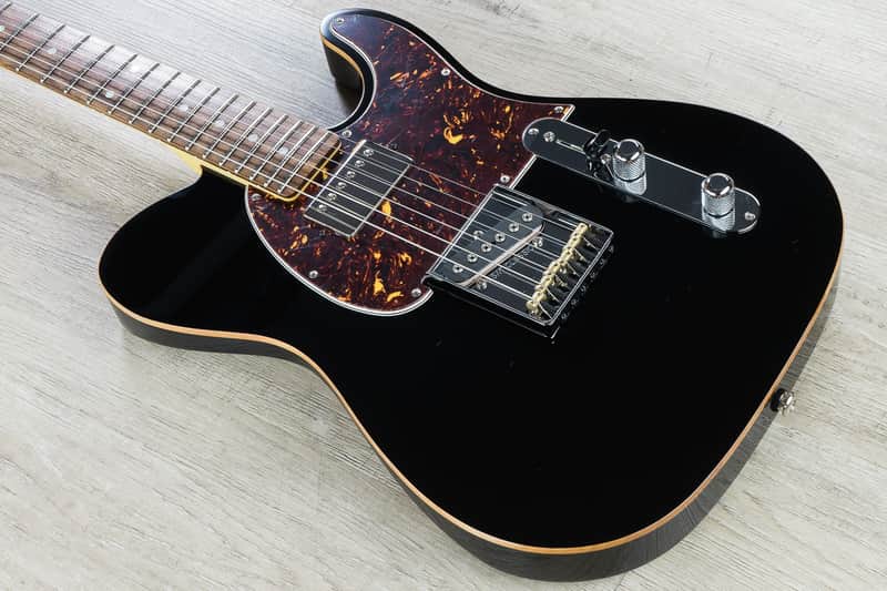 G&L USA ASAT Classic Bluesboy Electric Guitar Chechen Fingerboard Jet Black image 1