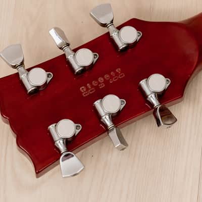 1986 Yamaha SA1300 Super Axe Vintage Semi-Hollowbody ES-Style Guitar Persimmon Red, 100% Original image 5