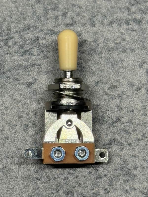 Vintage Style 3 Way Toggle Switch Cream Tip image 1