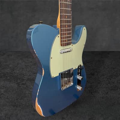 2025 Fender Custom Shop '63 Telecaster Relic – Aged Lake Placid Blue image 8