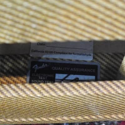 Fender '57 Custom Champ 2-Channel 5-Watt 1x8" Guitar Combo 2016 - Present - Lacquered Tweed image 7