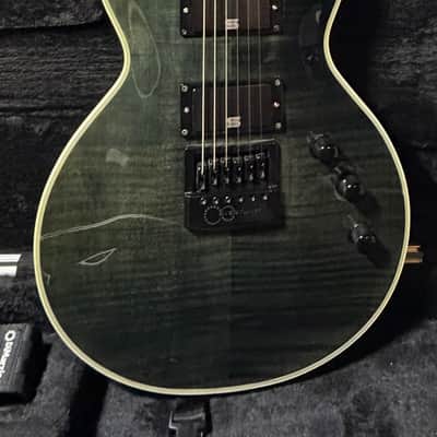 ESP LTD EC-1000 Evertune FM 2015 - Present - See Thru Black image 3