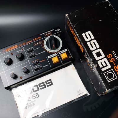 Boss DR-55 Dr. Rhythm 1981 w/ original box, manual.