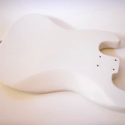 1965-1966 Fender Jazz Bass BODY White Refinish Light 4.7LBS 1960's Vintage Guitar image 8