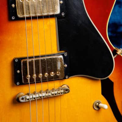 Gibson ES-345 Stereo Vintage 1968 Semi-Hollow Sunburst Electric Guitar Pre-Owned image 6