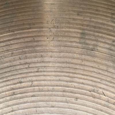Semi-DRY 1970s Vintage Zildjian Ride 20” 2486 g HOLLOW LOGO image 5