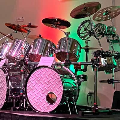 Slingerland/Gibraltar/Remo/Paiste Vintage drumset 1974 Chrome image 2