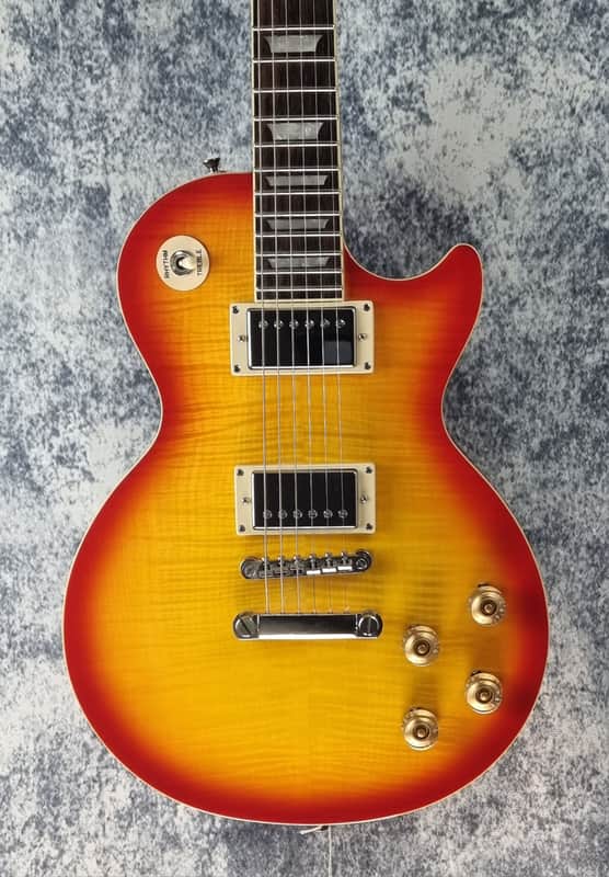 Epiphone Les Paul 1960 Tribute Plus Electric Guitar - Cherry Sunburst w/hardcase - Pre-Loved (Great Condition) image 1