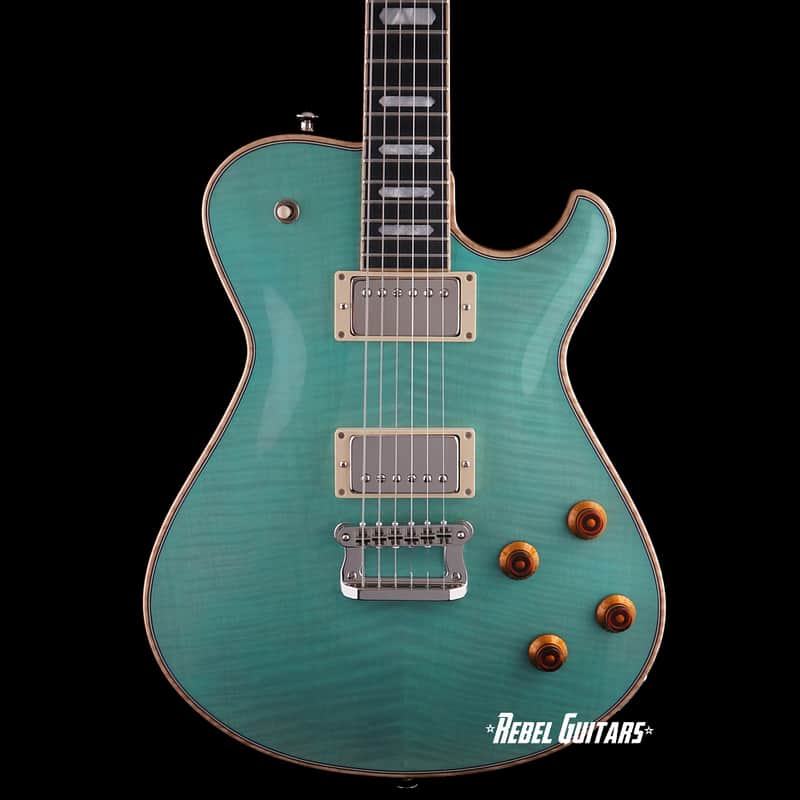Knaggs Guitars T1 Kenai in Trans Seafoam Green w/ Bare Knuckle Mule Humbuckers image 1