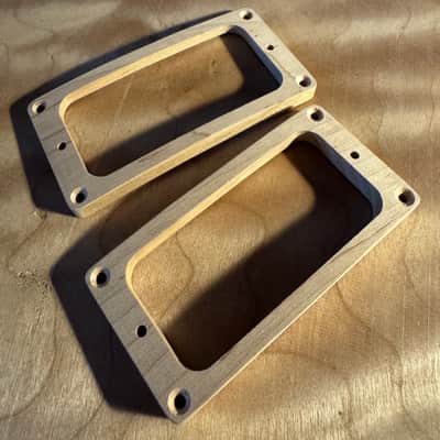 Guilford Rock Maple Pickup Ring Set - fits TV Jones pickups on Les Paul Standard USA guitar image 1