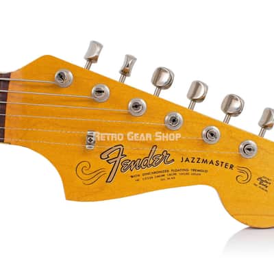 Fender Jazzmaster 1965 Electric Guitar Vintage Rare Olympic White image 6