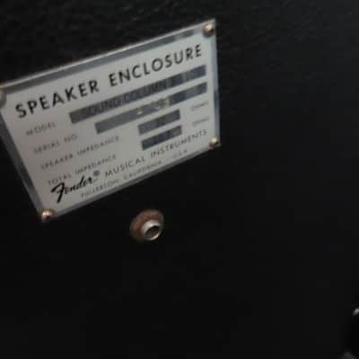 FENDER 1970's 3-10" PA PAIR SPEAKER CABINETS CLEAN ORIGINAL  PICKUP ONLY SE MICHIGAN image 5