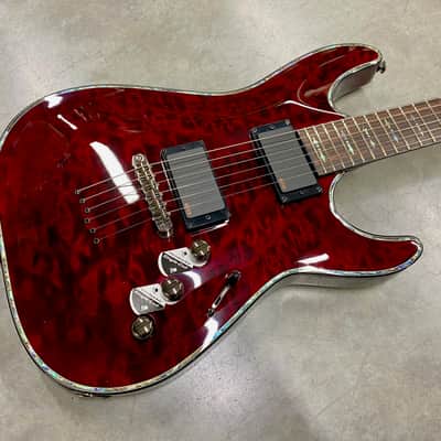 Schecter Hellraiser C-1 - Black Cherry image 1