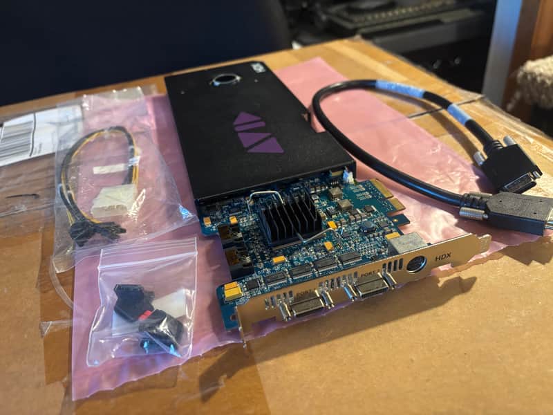 Avid Pro Tools HDX PCIe Core Card with Cables and jumper image 1