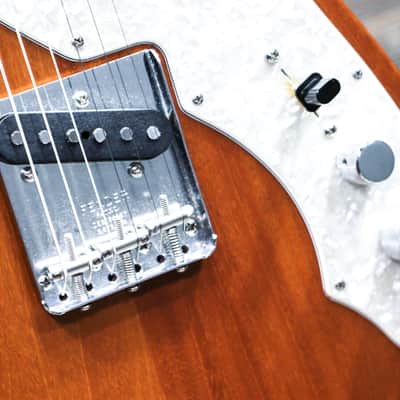 Fender Vintage Custom 1968 Tele Thinline Aged Natural Electric Guitar w/Case image 8