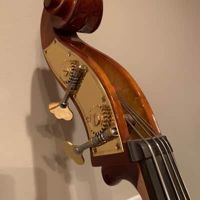 Christopher 3/4 Hybrid Bass DB303T with Steiner Brazilwood Bow and Meisel MBS Stand image 2
