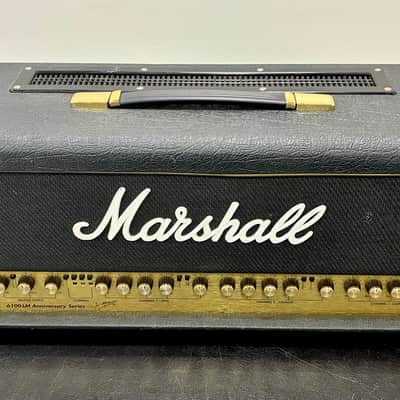 Marshall 6100LM 30th Anniversary Series 3-Channel 100-Watt Guitar Amp Head 1992 - 1997 - Black image 7