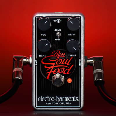 Electro-Harmonix Bass Soul Food Transparent Overdrive - Authorized Dealer image 4