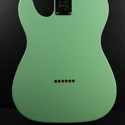 Fender 7Oth Anniversary Esquire  Nitro / Roasted Pine - Surf Green W/G&G Case image 5