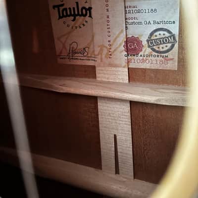 Taylor Custom Shop 8 String Baritone Grand Auditorium image 4