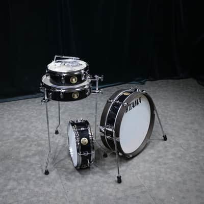 Tama CLUB-JAM Pancake Drumkit 18-10-13-12in - Hairline Black image 1
