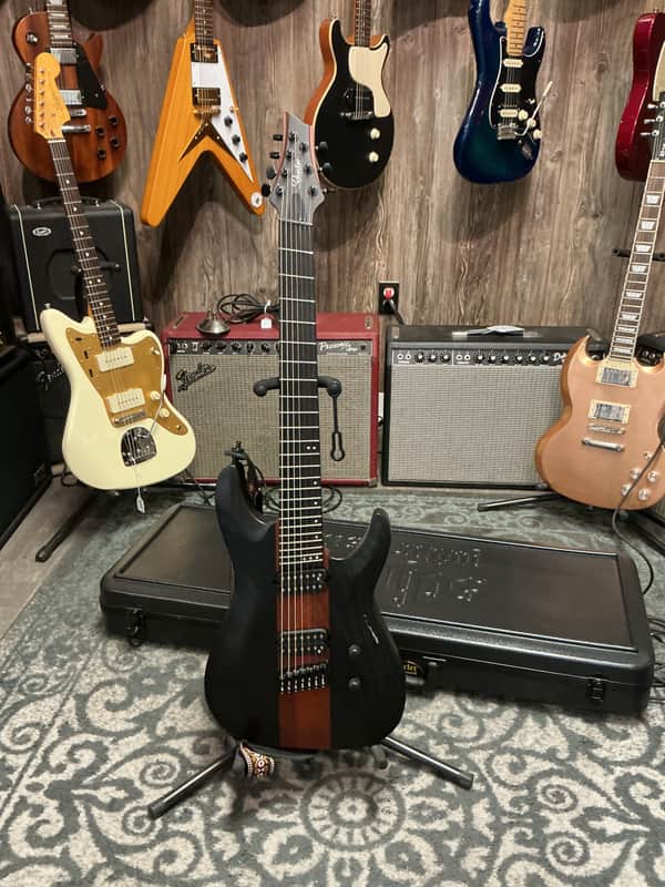 Schecter Rob Scallon Signature C-7 Multiscale 2022 - Present - Satin Dark Roast image 1