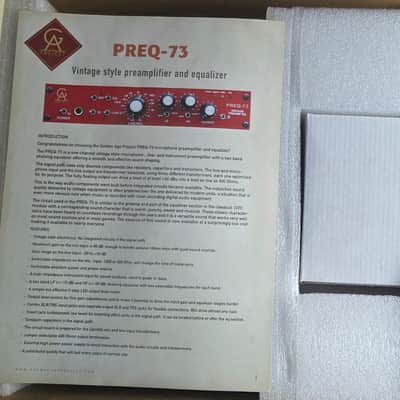 Golden Age Project PREQ-73 Preamp with Two Band EQ 2010s - Red image 4