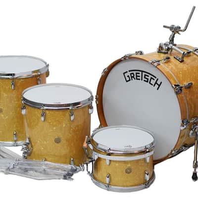 Gretsch USA Broadkaster Antique Pearl 4-pc Kit image 1