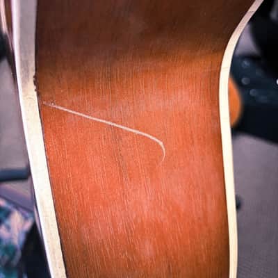 1960s Harmony H-6362 Baxendale Conversion OM Acoustic Guitar image 9