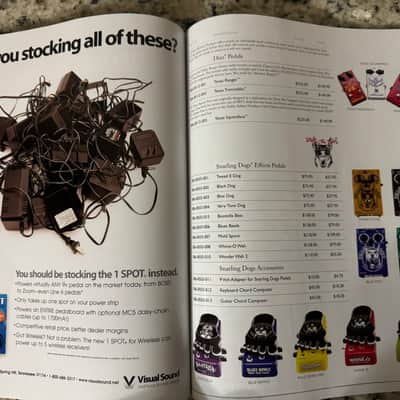Fender Product Guide Accessories 2006 Gretsch Jackson Fender Blender Gig FX Keeley Visual sound Diaz squareface Texas Ranger Rat Pickups Bigsby image 12