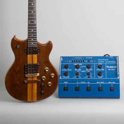 Roland  G-808 / GR-300 Polyphonic Guitar Synthesizer Owned by Jeff Tweedy of Wilco Solid Body Electric Guitar (1982), ser. #322887, original black tolex hard shell case.