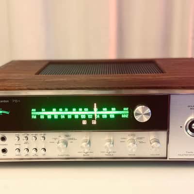 πππ * RARE * Vintage Harman Kardon 75+ AM/FM Multichannel Quad Receiver with Original Wood Case - Serviced + Cleaned + LED image 2