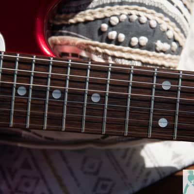 2010 Fender MG69-MH 1969 Mustang Reissue - Old Candy Red - MADE IN JAPAN - Pro Set Up w Perfect Frets/Action/Intonation! image 18