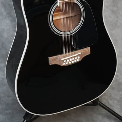 Takamine GD-38CE 12-String Acoustic Electric Guitar Black Finish - W/Setup & Bag image 2